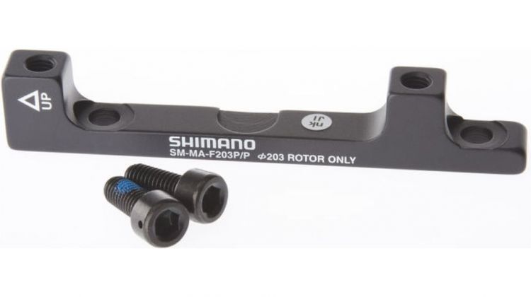 Shimano Scheibenbremsadapter von PM-Bremssattel auf PM-Gabel/-Rahmen v+h 203