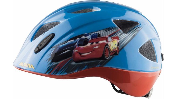 Alpina Ximo Disney Kinder-Helm Cars gloss