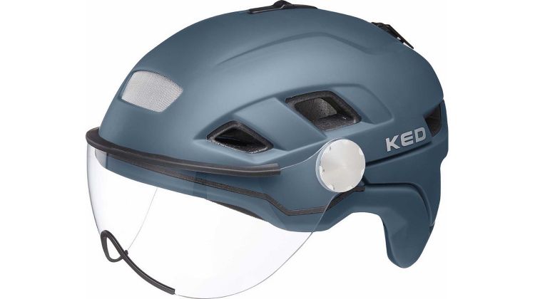 KED B-Vis X-Lite Helm deep blue matt