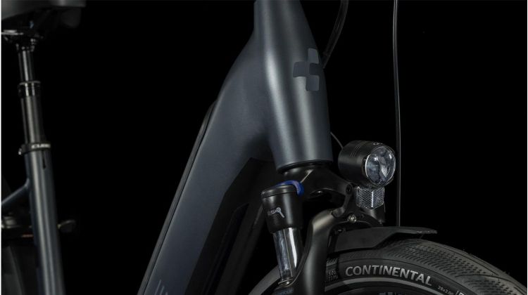 Cube Supreme Sport Hybrid Pro 500 Wh E-Bike Easy Entry 28 grey´n´grey