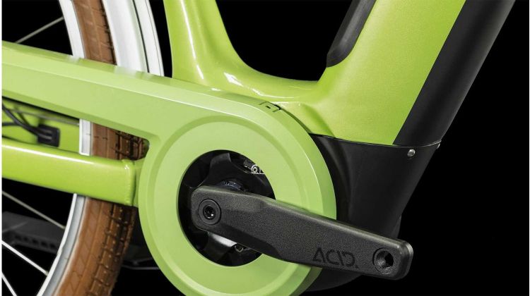 Cube Ella Ride Hybrid 500 Wh E-Bike Easy Entry 28 green´n´green