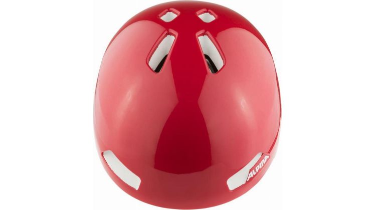 Alpina Hackney Kinder-Helm red gloss