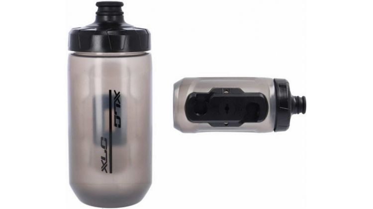 XLC Fidlock Trinkflasche WB-K15 450ml, mit Magnet flaschenseitig, transparent