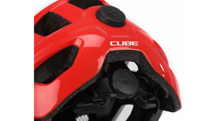 Cube Helm STEEP glossy red