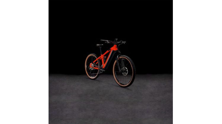 Cube Stereo Hybrid 120 Race 750 Wh E-Bike Fully sparkorange´n´black