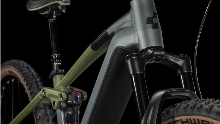 Cube Stereo Hybrid 120 TM 750 Wh E-Bike Fully flashgrey´n´olive