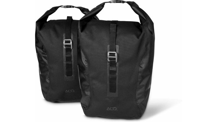 ACID TRAVLR Gepäckträgertaschen 20/2 Stück  black