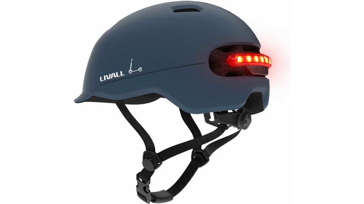 Livall C20 Smarter-Helm blau M (54-58 cm)