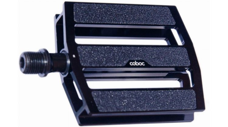 Coboc URB Pedale-Set mit Griptape, CNC-gefräst schwarz