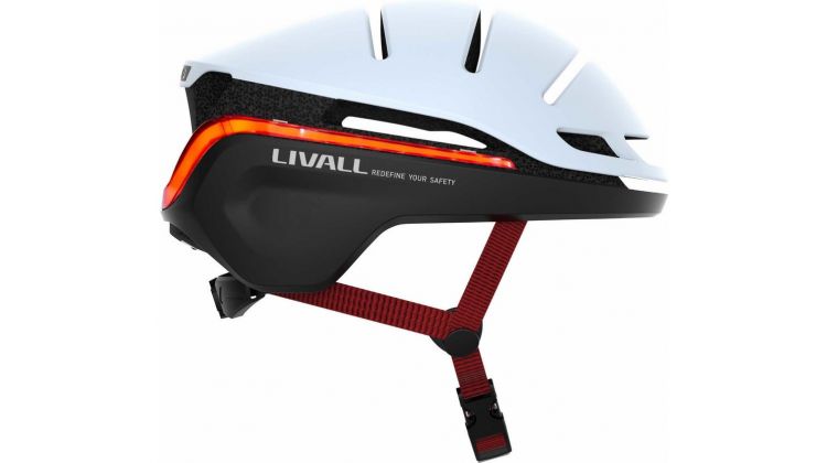 Livall EVO21 Helm + BR 80 Fernbedienung weiß