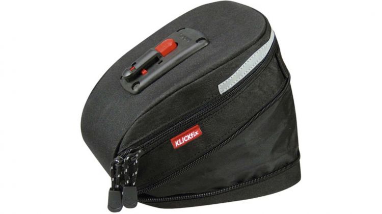KLICKfix Micro 200 Expandable Satteltasche schwarz