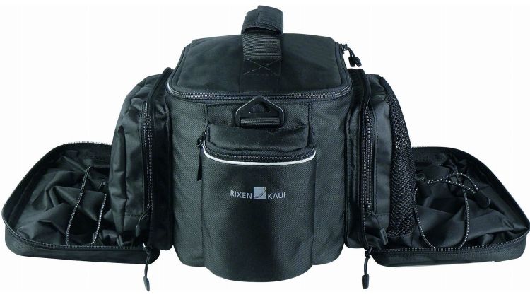 KLICKfix Rackpack Sport Plus für Racktime Gepäckträgertasche schwarz 12 - 18 L