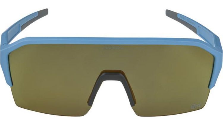 Alpina Ram HR Q-Lite Sportbrille smoke-blue matt/mirror gold one size