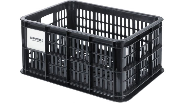 Basil Crate MIK Fahrradkasten schwarz