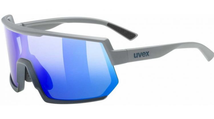 Uvex Sportstyle 235 Sportbrille rhino deep space matt/mirror blue