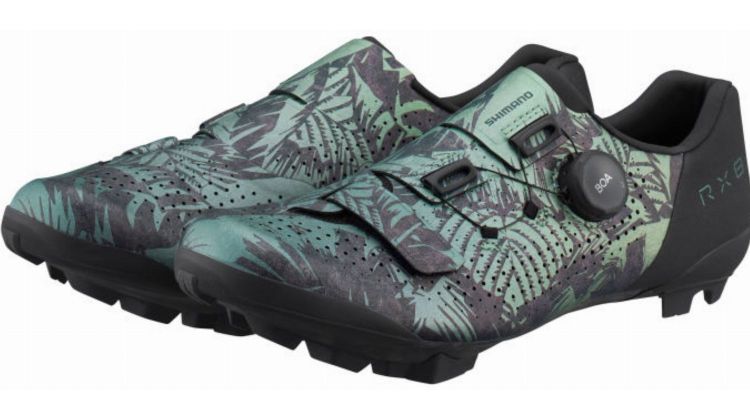 Shimano RX801 Gravel-Schuhe Tropical Leaves
