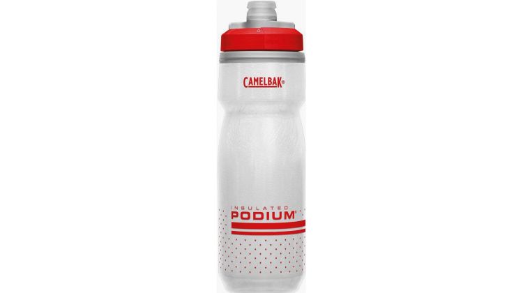Camelbak Podium Chill Trinkflasche fiery red/white