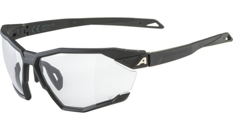 Alpina Twist Six V Sportbrille black matt/varioflex black one size
