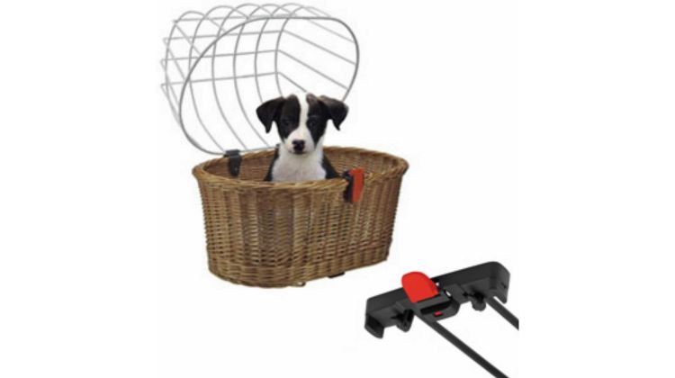 KLICKfix Doggy Basket Gepäckträgerkorb für Racktime