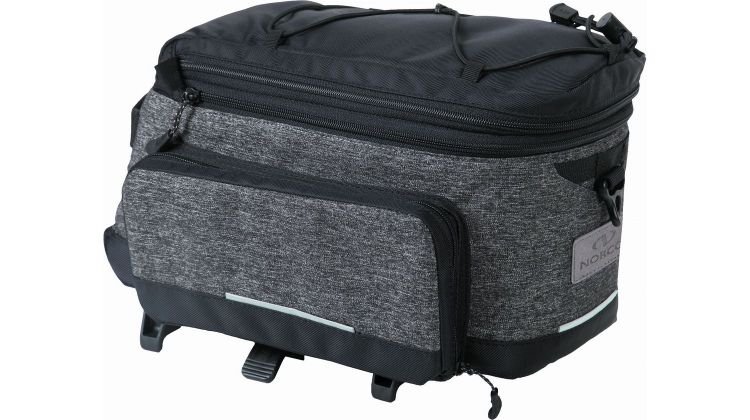 Norco Danbury Gepäckträgeraufsatztasche TopKlip grau/schwarz 8,5/10,5 L